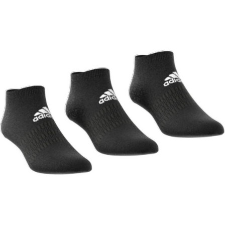 Unisex Low-Cut Socks 3 Pairs, black, A701_ONE, large image number 0