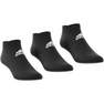 Unisex Low-Cut Socks 3 Pairs, black, A701_ONE, thumbnail image number 0