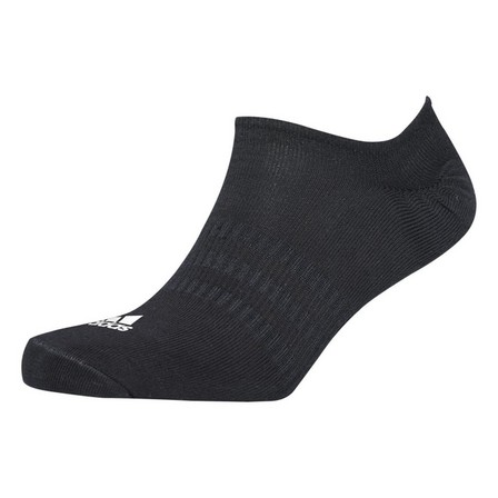 Unisex No-Show Socks 3 Pairs, Grey, A701_ONE, large image number 1