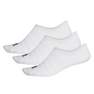 Unisex No-Show Socks 3 Pairs, white, A701_ONE, thumbnail image number 2