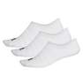 Unisex No-Show Socks 3 Pairs, white, A701_ONE, thumbnail image number 3