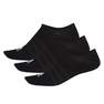 Black Unisex No-Show Socks-3 Pairs, A701_ONE, thumbnail image number 4