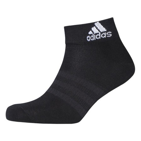 Unisex Ankle Socks 3 Pairs, Grey, A701_ONE, large image number 1