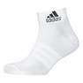 Unisex Ankle Socks 3 Pairs, white, A701_ONE, thumbnail image number 1