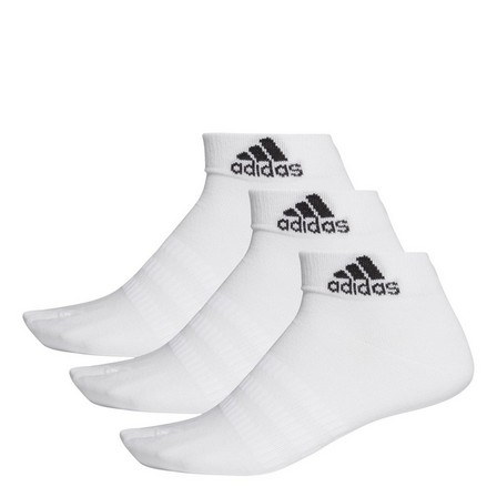 Unisex Ankle Socks 3 Pairs, white, A701_ONE, large image number 9