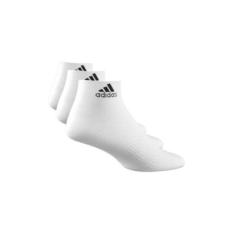 Unisex Ankle Socks 3 Pairs, white, A701_ONE, large image number 10