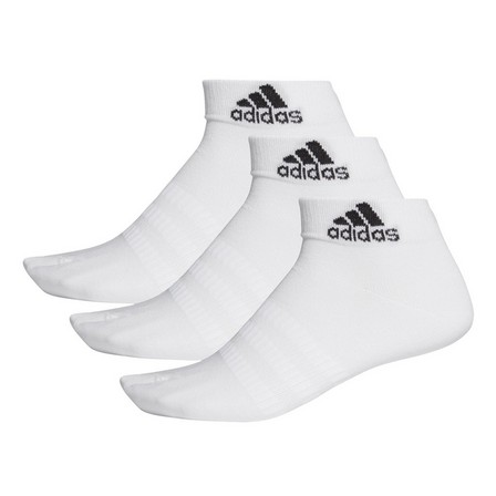 Unisex Ankle Socks 3 Pairs, white, A701_ONE, large image number 11