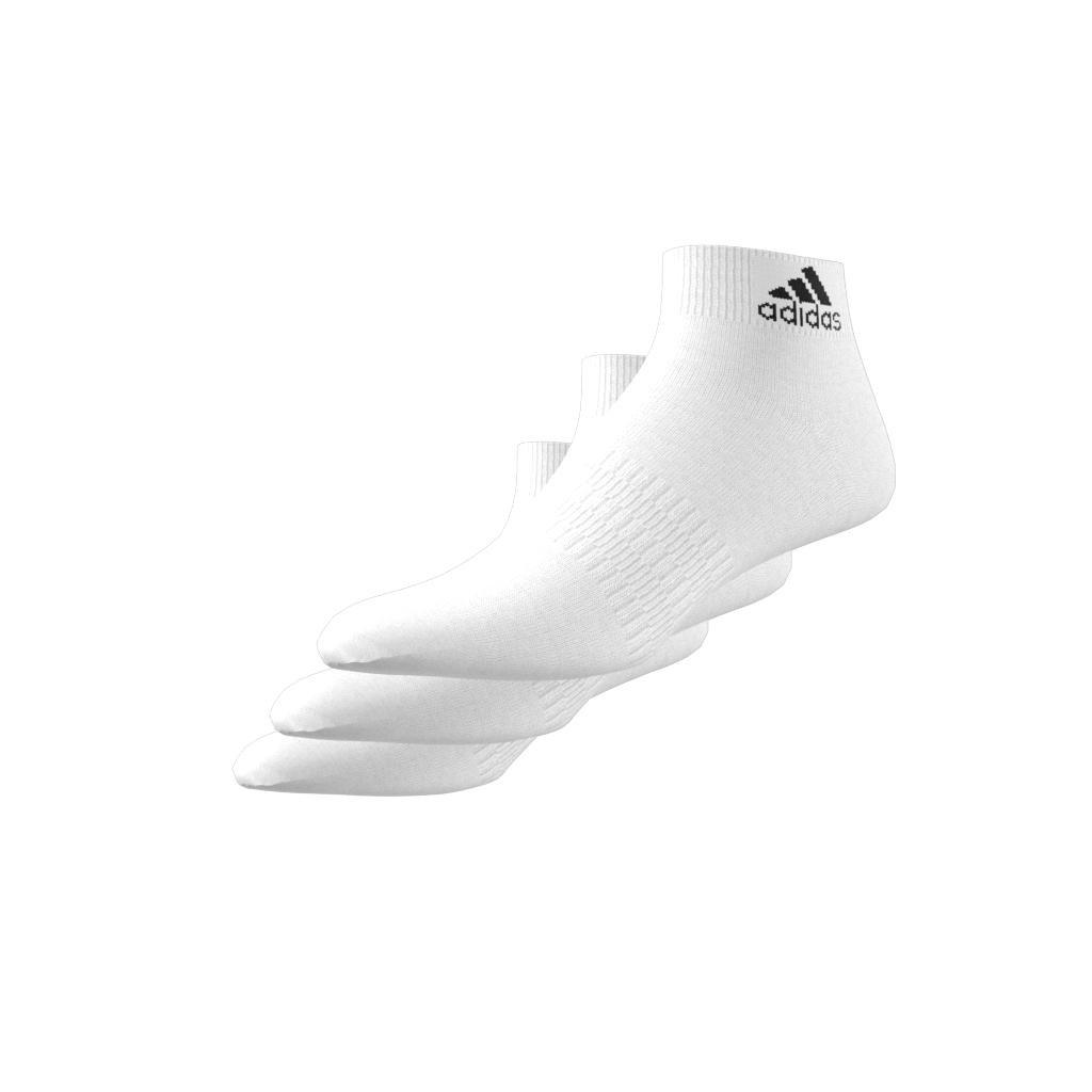 adidas - Unisex Ankle Socks 3 Pairs, white