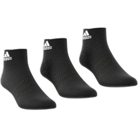 Unisex Ankle Socks 3 Pairs, black, A701_ONE, large image number 0