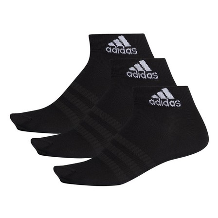 Unisex Ankle Socks 3 Pairs, black, A701_ONE, large image number 3