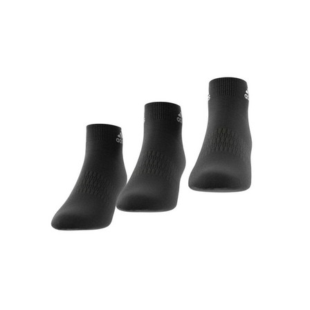 Unisex Ankle Socks 3 Pairs, black, A701_ONE, large image number 5