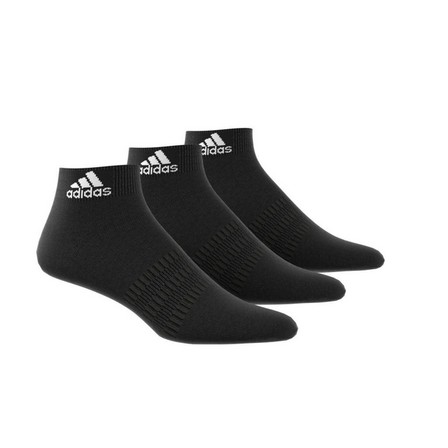 Unisex Ankle Socks 3 Pairs, black, A701_ONE, large image number 11