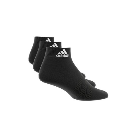 Unisex Ankle Socks 3 Pairs, black, A701_ONE, large image number 12