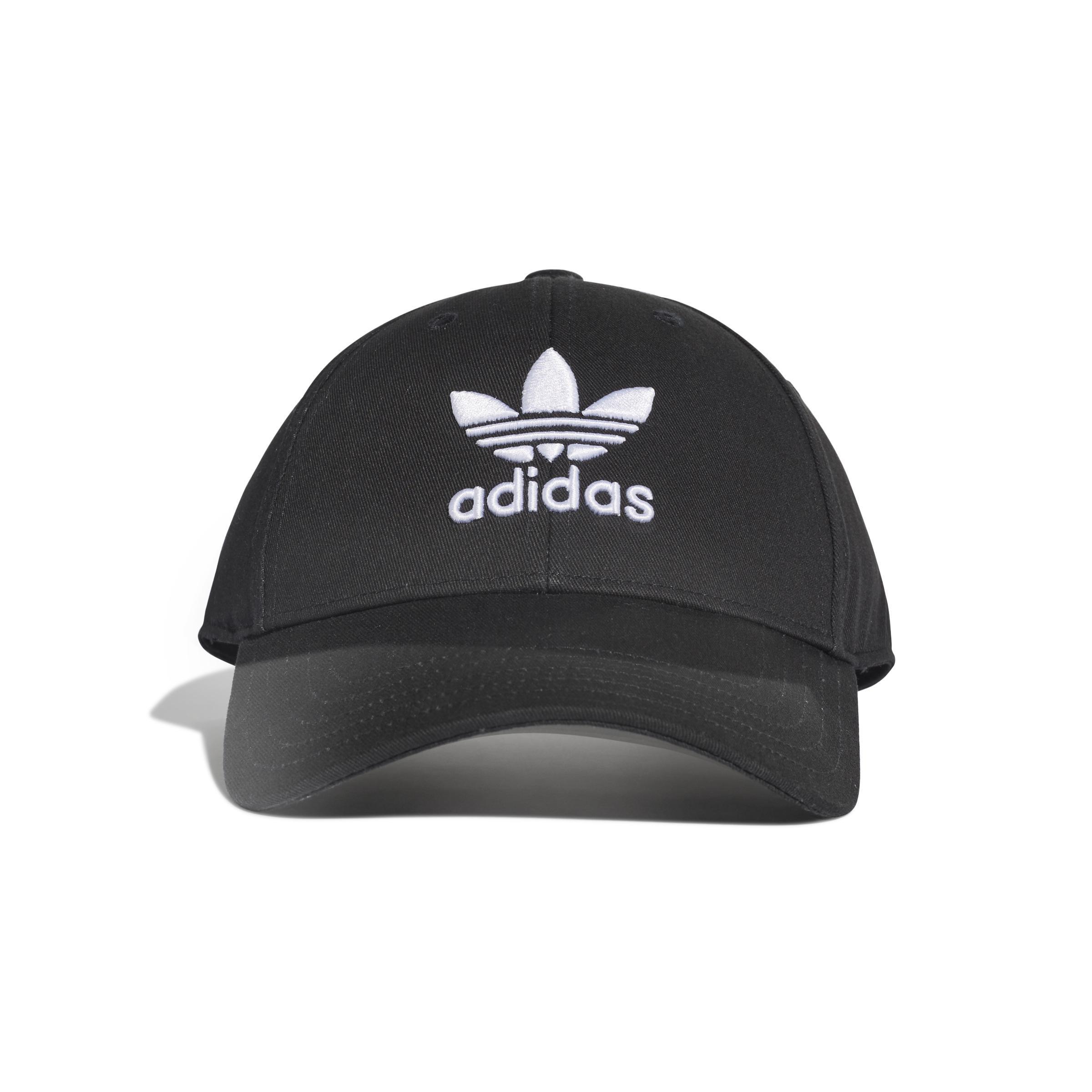 adidas - Unisex Trefoil Baseball Cap, Black