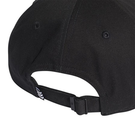 Unisex Trefoil Baseball Cap, black, A701_ONE, large image number 13