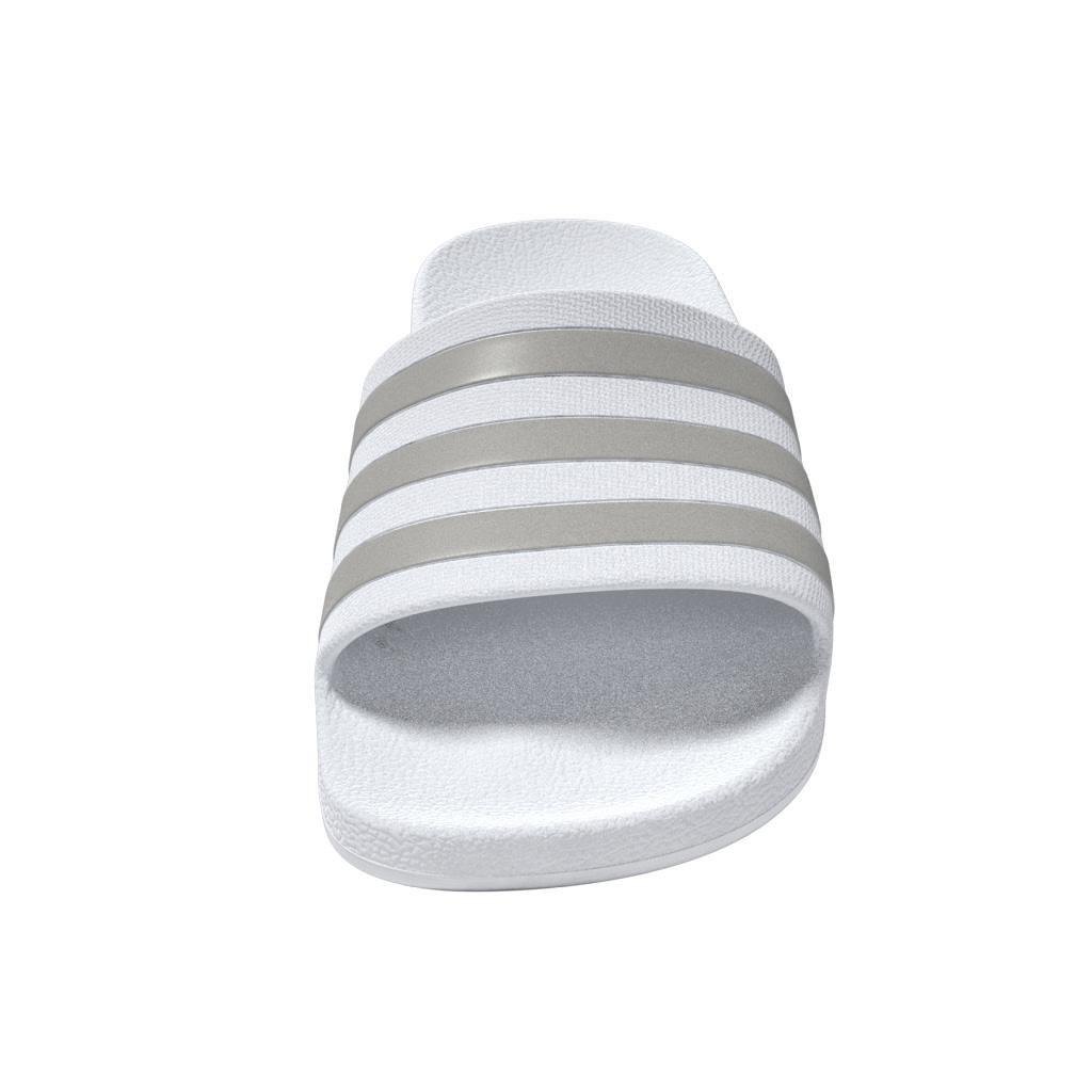 Unisex Adilette Aqua Slides, White, , large image number 4