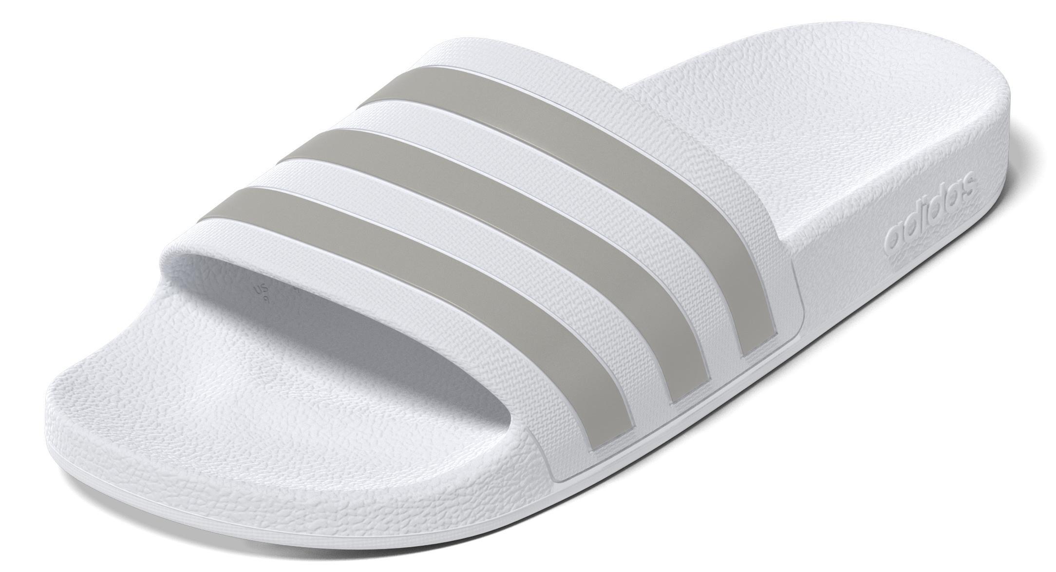 Unisex Adilette Aqua Slides, White, , large image number 5