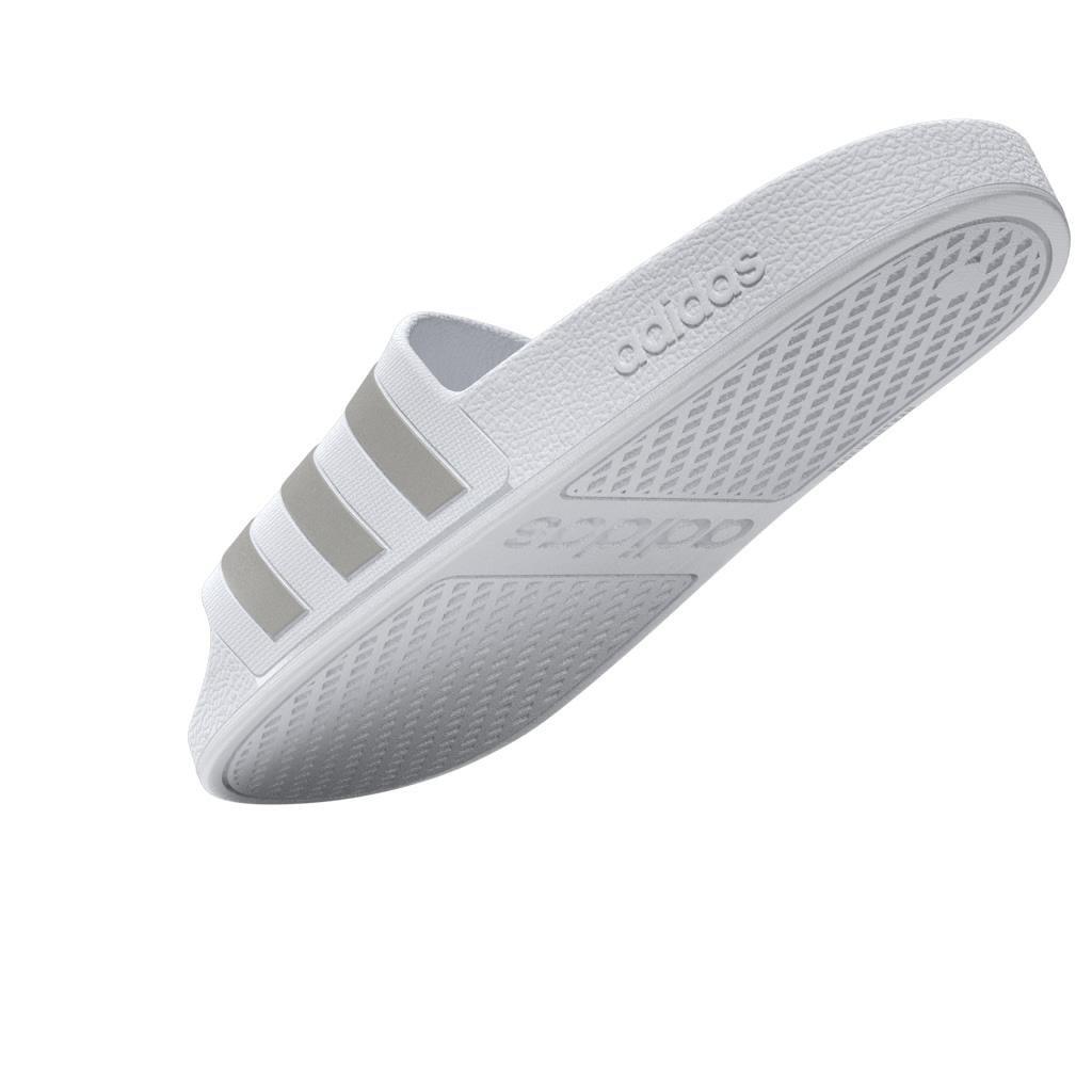 adidas - Unisex Adilette Aqua Slides, white