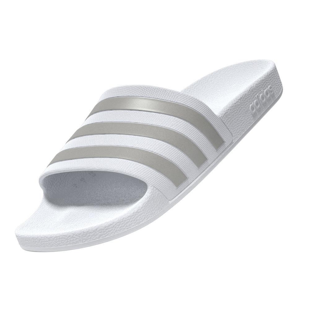 adidas - Unisex Adilette Aqua Slides, white