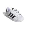 Unisex Kids Superstar Shoes, White, A701_ONE, thumbnail image number 1