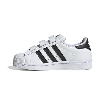 Unisex Kids Superstar Shoes, white, A701_ONE, large image number 9