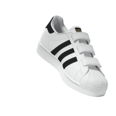 Unisex Kids Superstar Shoes, white, A701_ONE, large image number 11