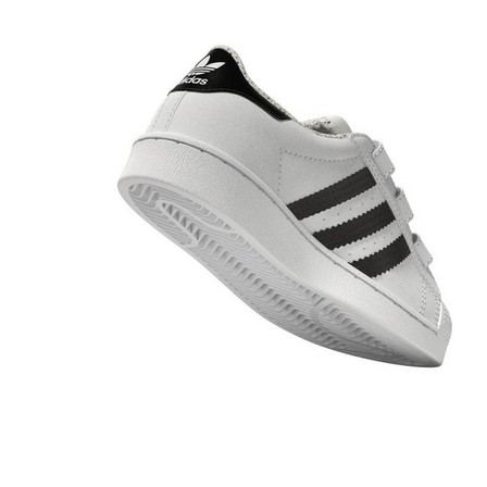 Unisex Kids Superstar Shoes, White, A701_ONE, large image number 20