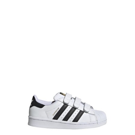 Unisex Kids Superstar Shoes, White, A701_ONE, large image number 29