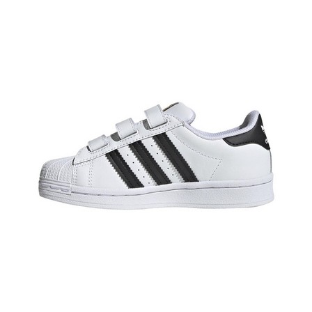 Unisex Kids Superstar Shoes, white, A701_ONE, large image number 49