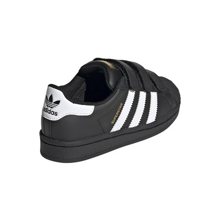 Unisex Toddlers Superstar Shoes , Black, A701_ONE, large image number 7