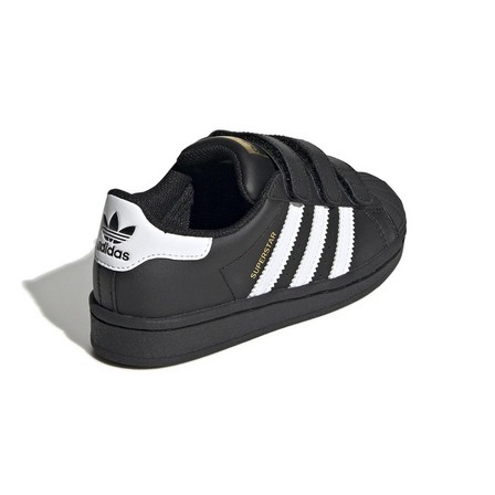 Unisex Toddlers Superstar Shoes , Black, A701_ONE, large image number 8