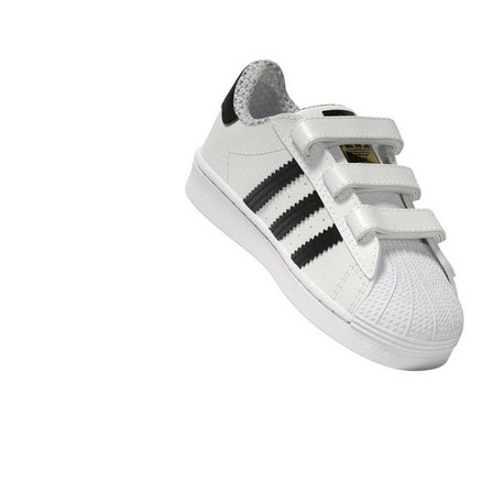Unisex Kids Superstar Shoes, white, A701_ONE, large image number 2