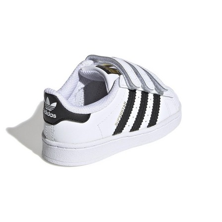 Unisex Kids Superstar Shoes, white, A701_ONE, large image number 3