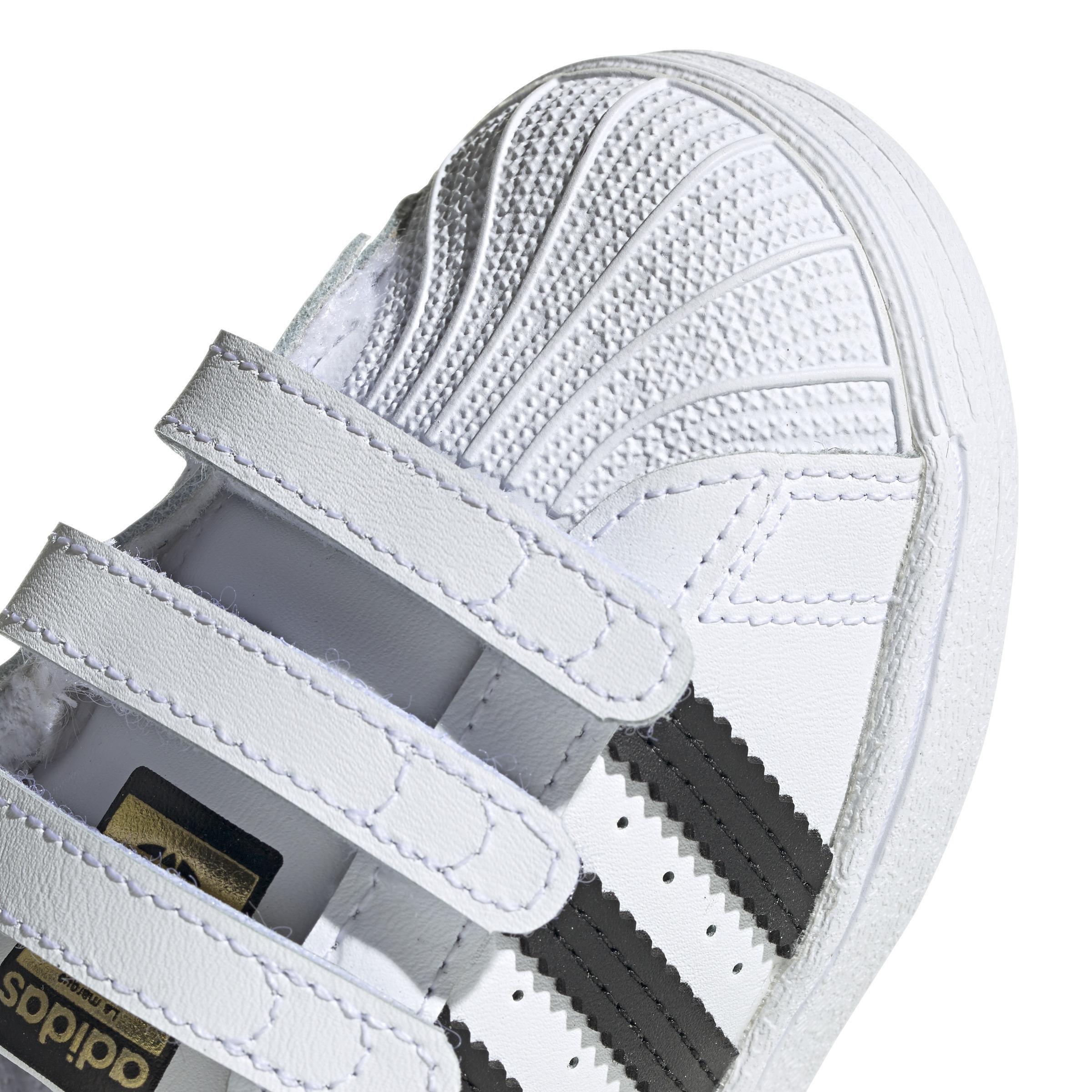 adidas - Baby Unisex Superstar Shoes, White