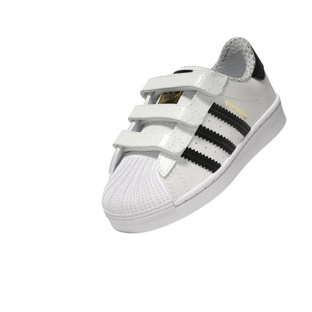 Unisex Kids Superstar Shoes, white, A701_ONE, large image number 5