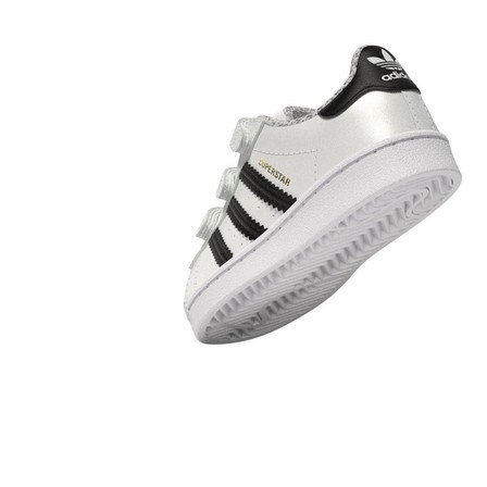 Unisex Kids Superstar Shoes, white, A701_ONE, large image number 14