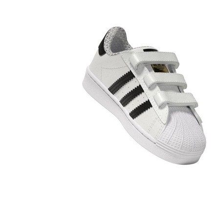 Unisex Kids Superstar Shoes, white, A701_ONE, large image number 20