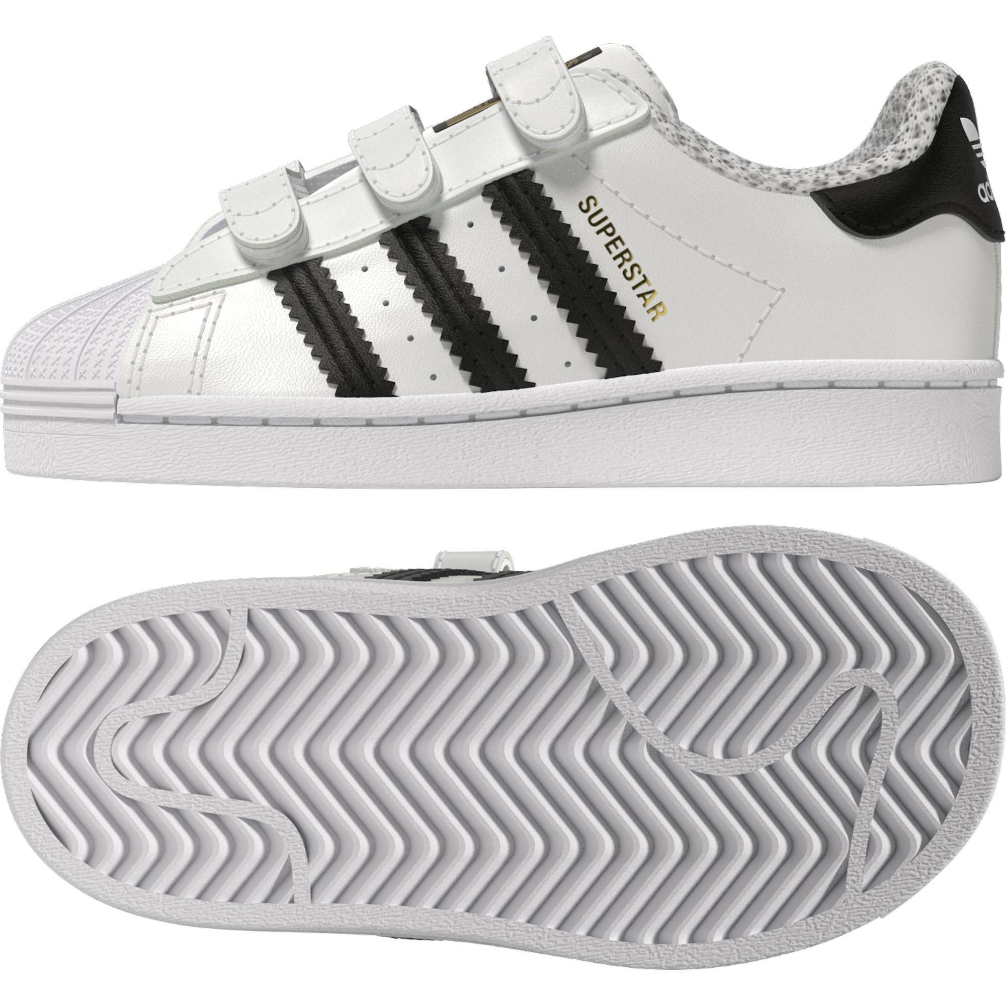 Unisex Kids Superstar Shoes, white, A701_ONE, large image number 21