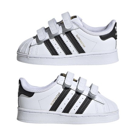 Unisex Kids Superstar Shoes, white, A701_ONE, large image number 33