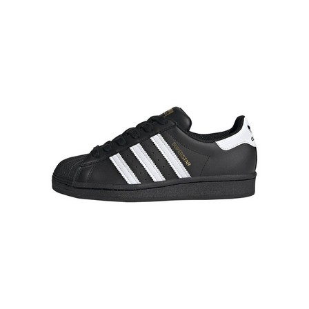 Unisex Kids Superstar Shoes , Black, A701_ONE, large image number 1