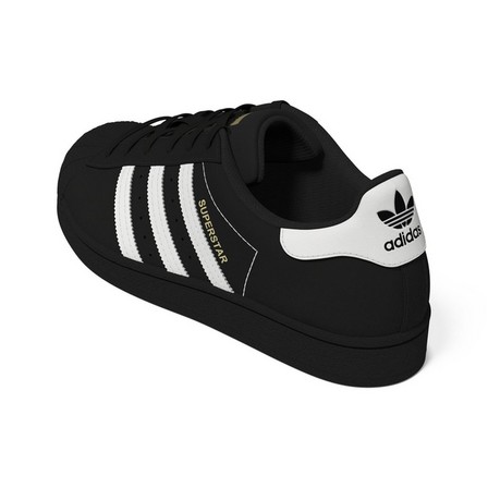 Unisex Kids Superstar Shoes , Black, A701_ONE, large image number 7