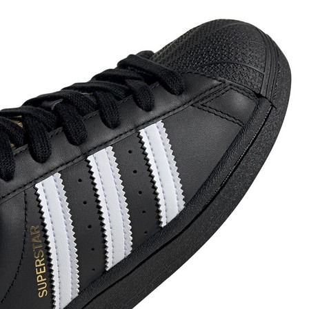Unisex Kids Superstar Shoes , Black, A701_ONE, large image number 11