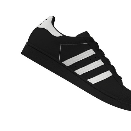 Unisex Kids Superstar Shoes , Black, A701_ONE, large image number 28