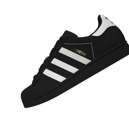 Unisex Kids Superstar Shoes , Black, A701_ONE, large image number 45