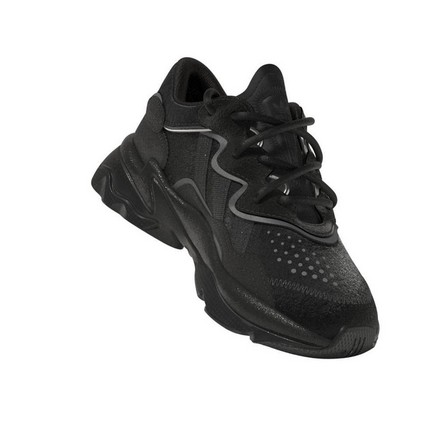 Unisex Kids Ozweego Shoes, Black, A701_ONE, large image number 16