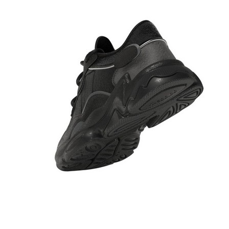Unisex Kids Ozweego Shoes, Black, A701_ONE, large image number 17
