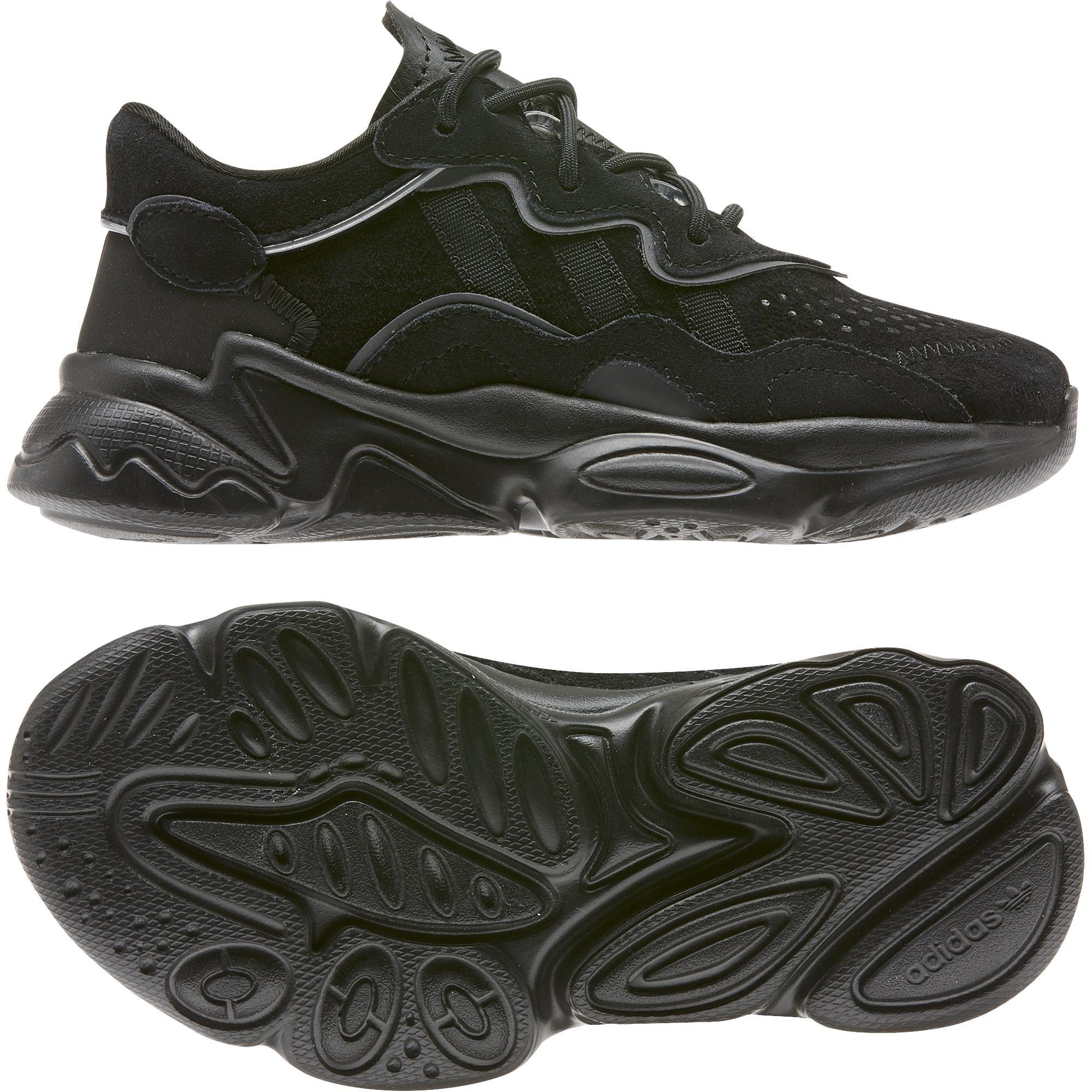 Unisex Kids Ozweego Shoes, Black, A701_ONE, large image number 41