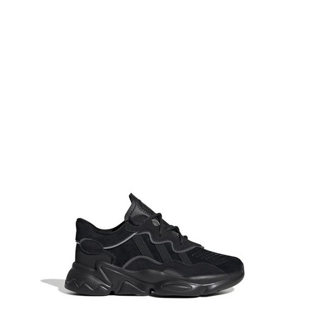 Unisex Kids Ozweego Shoes, Black, A701_ONE, large image number 45