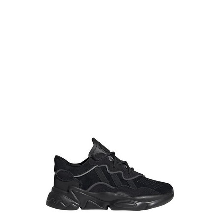 Unisex Kids Ozweego Shoes, Black, A701_ONE, large image number 47