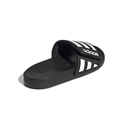 Kids Unisex Adilette Comfort Adjustable Slides, Black, A701_ONE, large image number 1